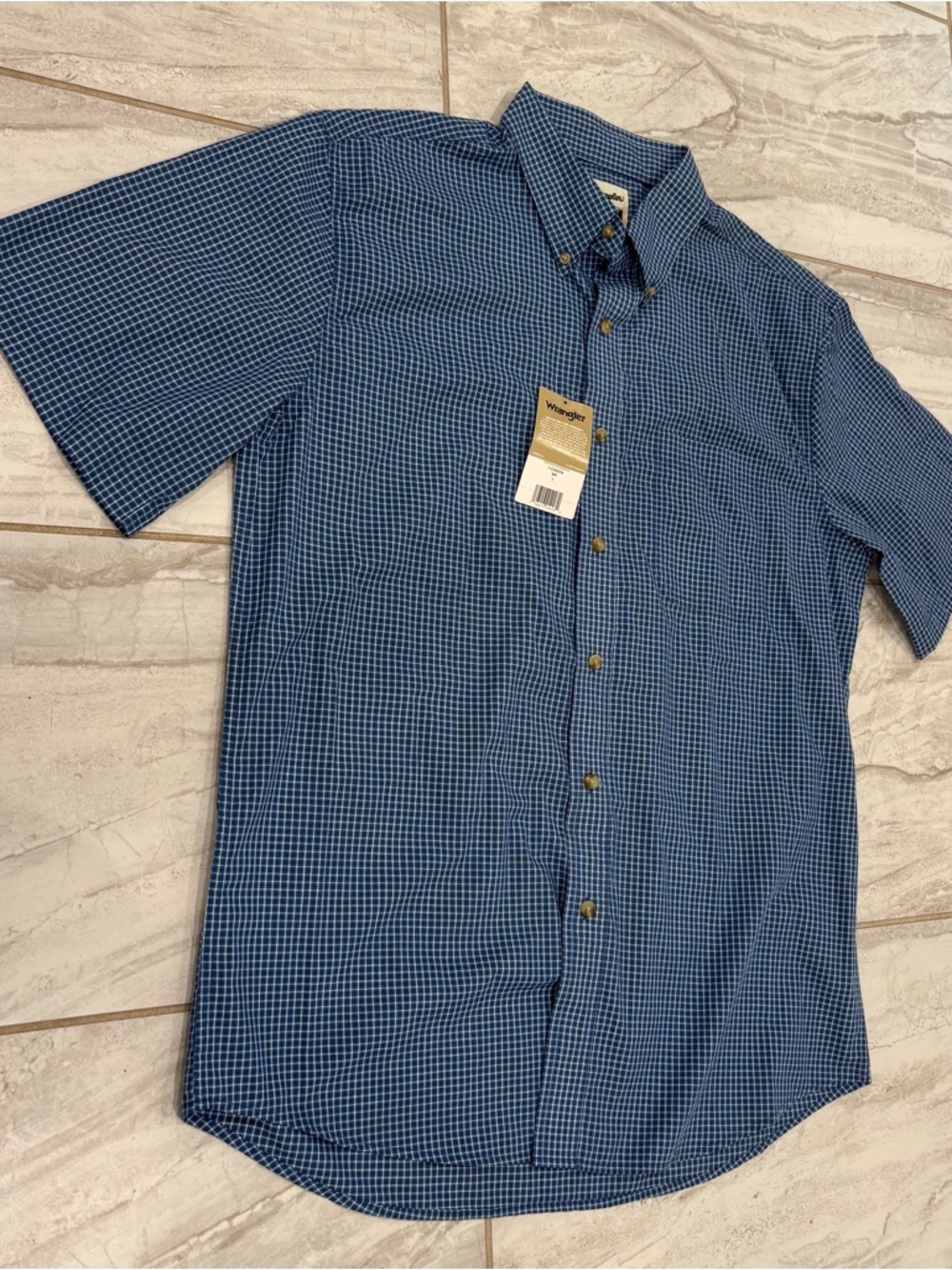 Wrangler Riata Long Sleeve Plaid Button Down Shirt NWT Size Large NWT